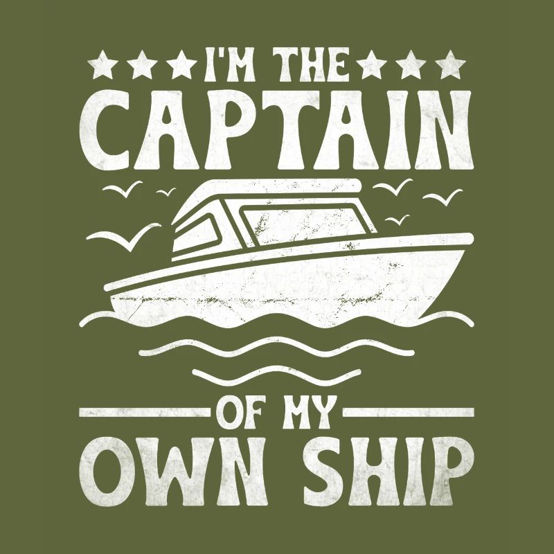 Je suis le capitaine de mon propre bateau à rames