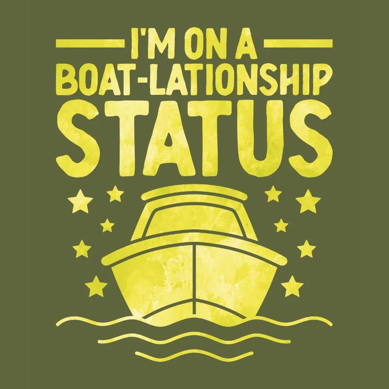 Ich bin auf einem Boot Lationship Status Paddelboot