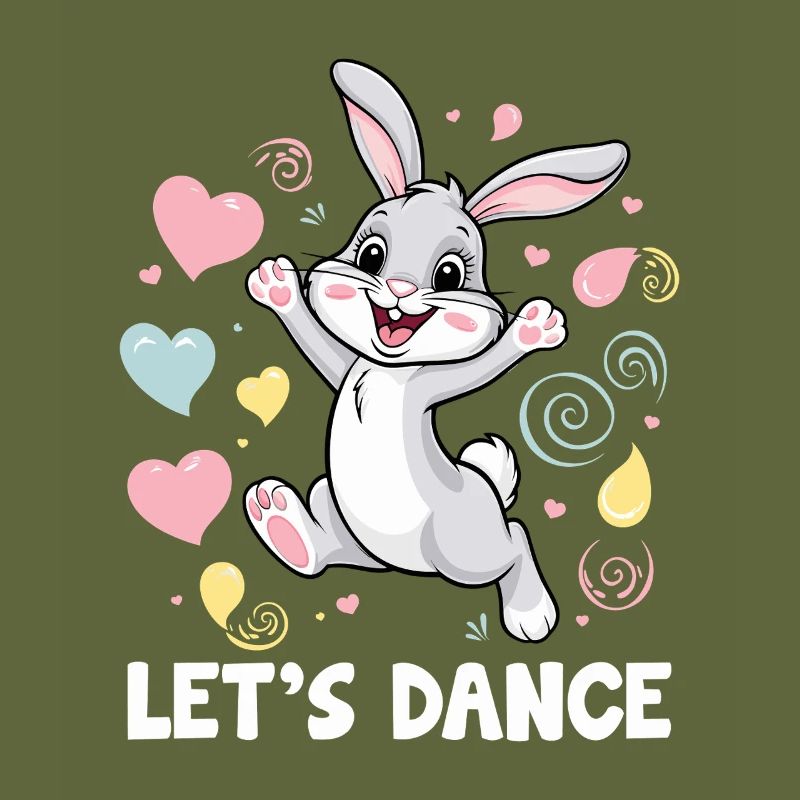 A Bunny Dancing Let's Dance For Dancing Dancer