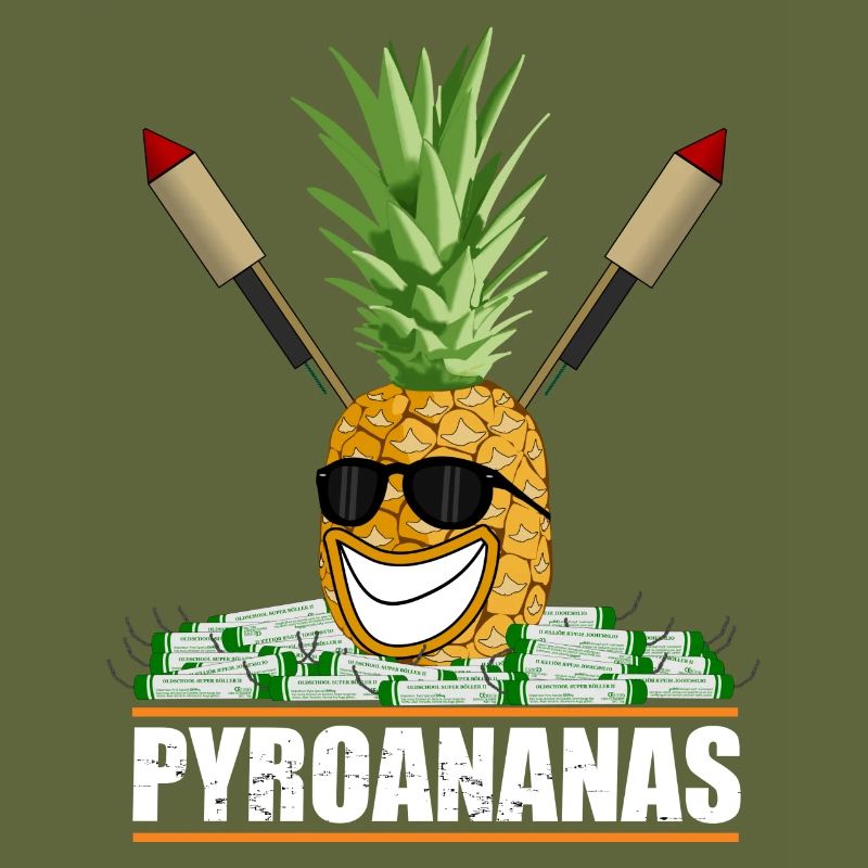 Pyro pineapple fireworks