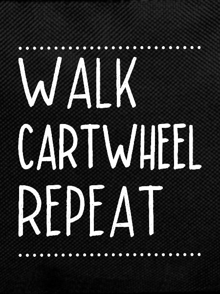 Cartwheeling Acrobat Walk Cartwheel Repeat