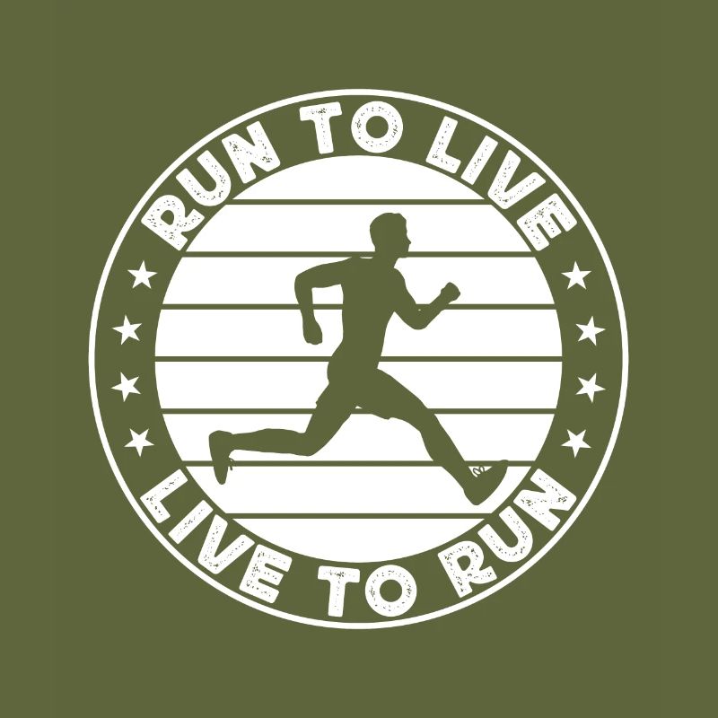 Marathon Runner Run To Live Running Gift Idea