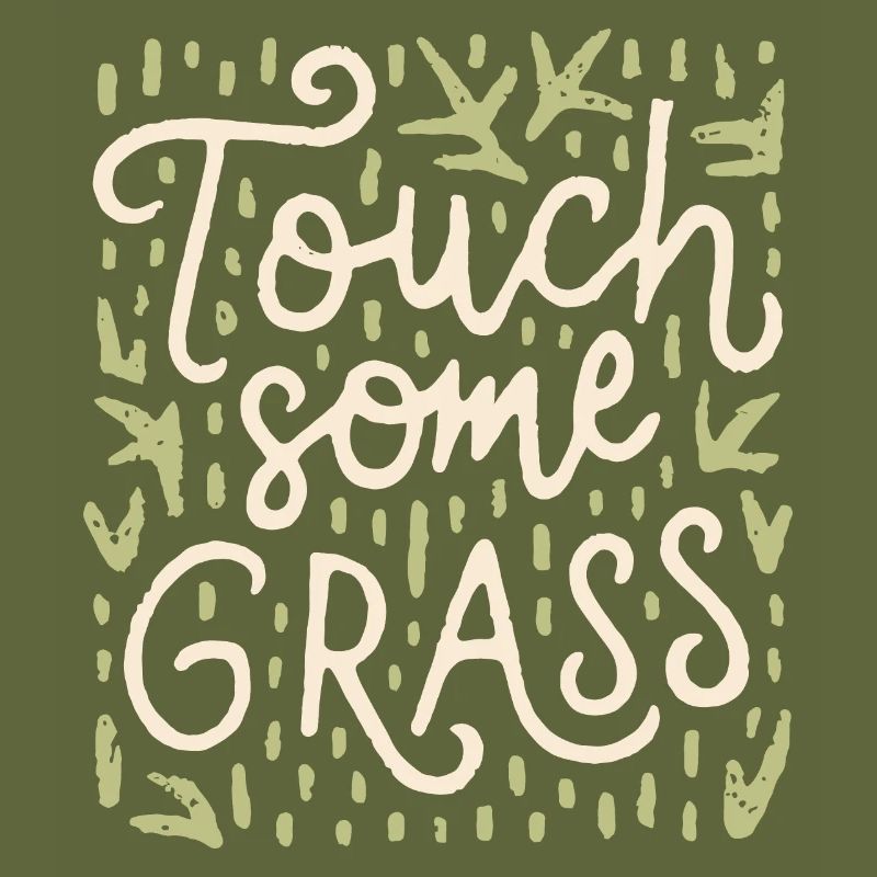 Touch some grass grounding earthing