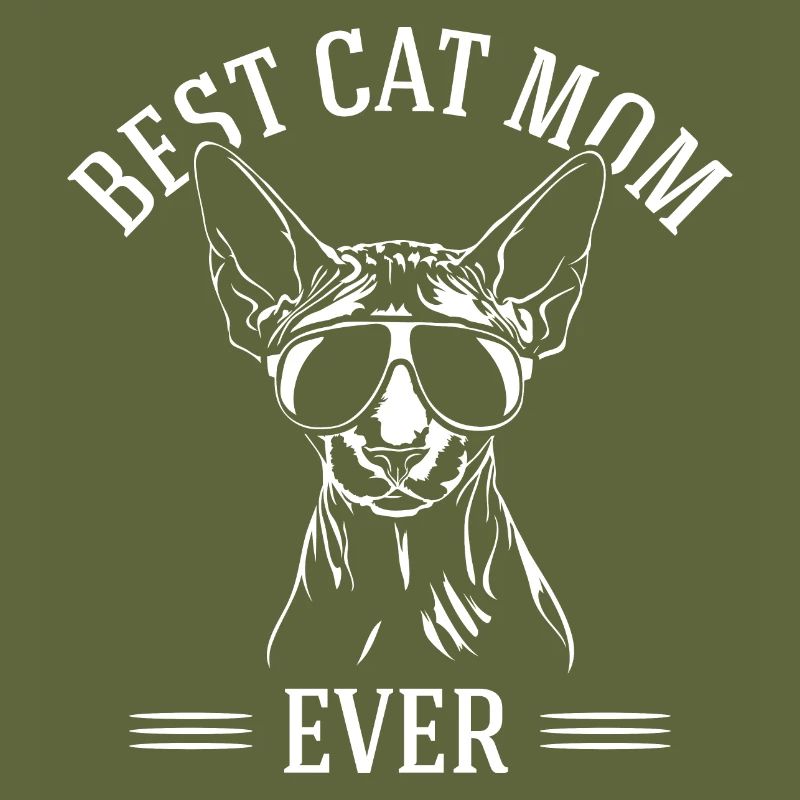 Meilleure maman chat de tous les temps Sphynx chat chats Wilsigns