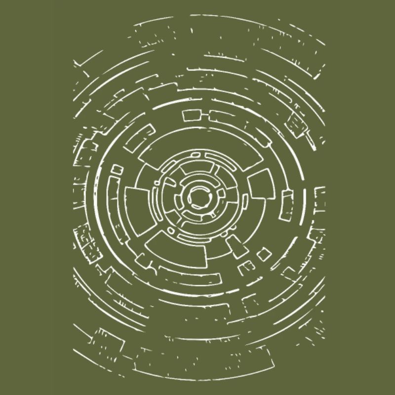 Kernkreis Nano-Tech Muster