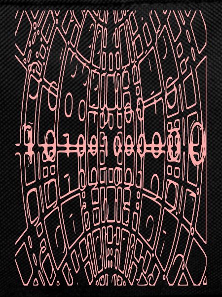Code binaire Abstrait (rose)