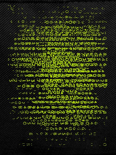 Neon Text-Streifen Muster