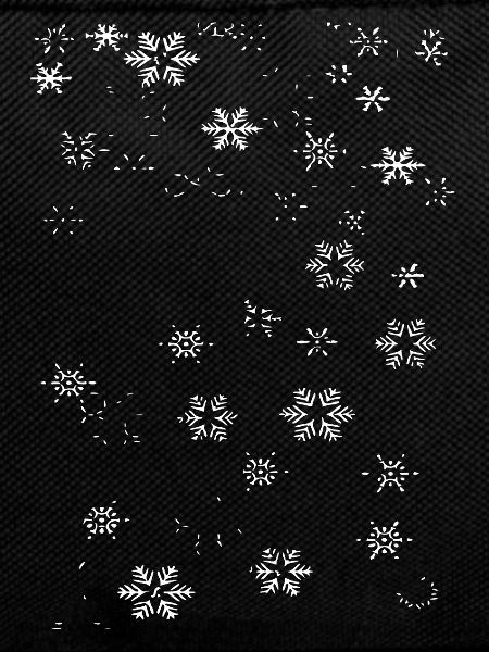 Schneeflockenstreu Muster