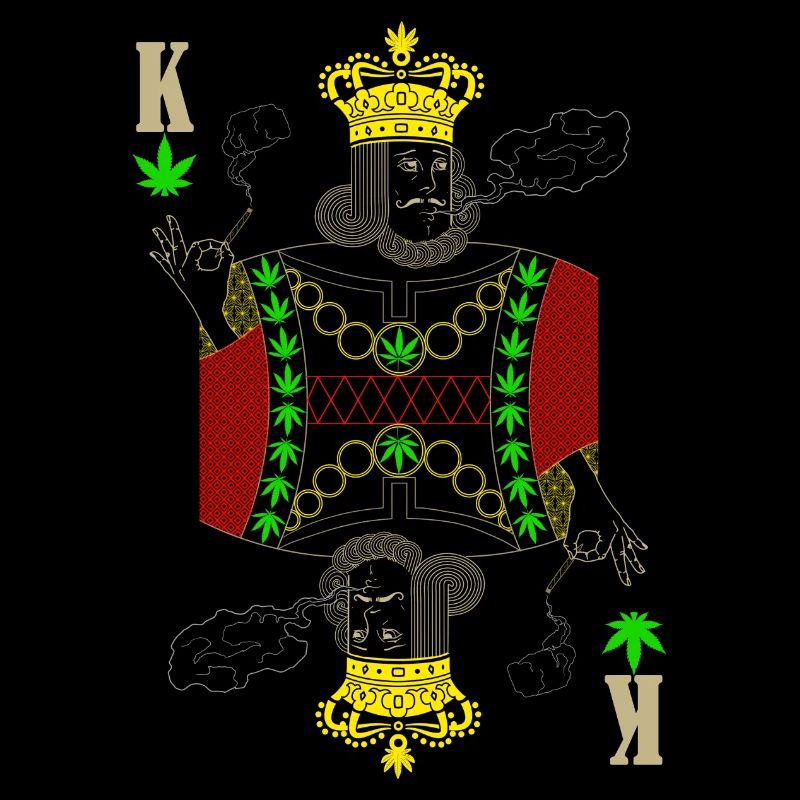 Cannabis reggae king carte à jouer