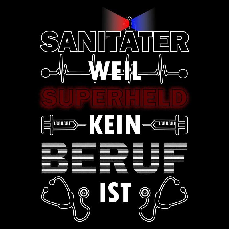 Superheld Beruf Sanitäter Geschenk