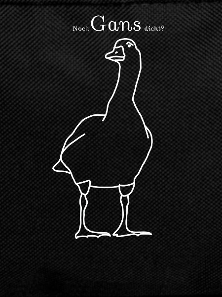 Noch Gans dicht
