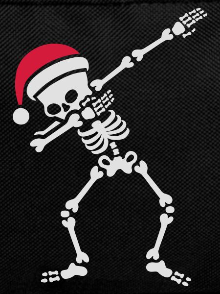 Santa dab / dabbing skeleton