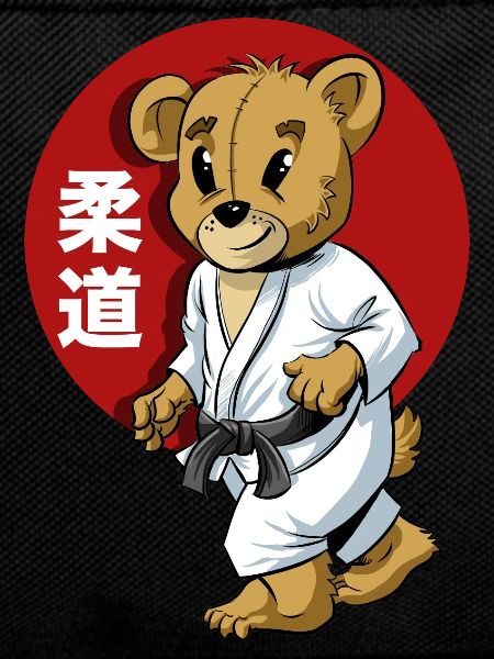 Judo kids mascot