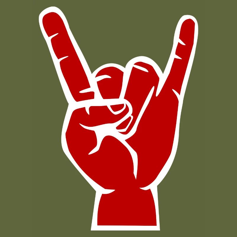 Devil's hand, Devil Rock cool metal symbol