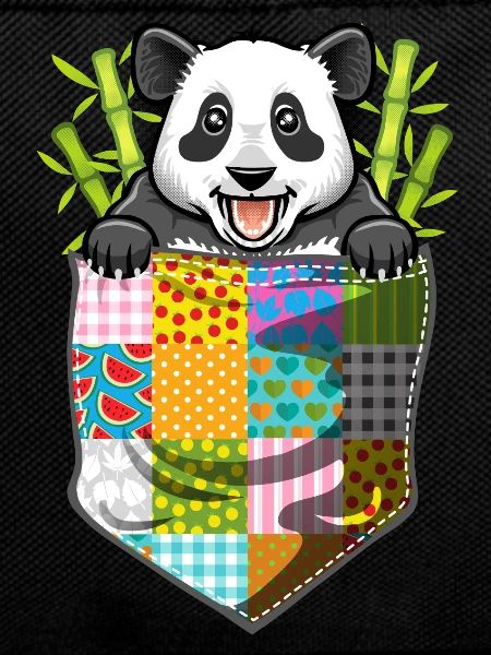 Panda in the pocket