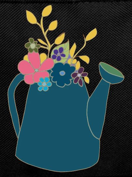 Watering can blue