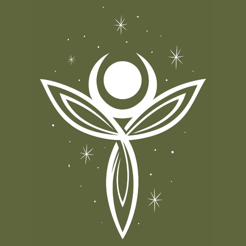 Déesse Lune Déesse Trinity Triquetra