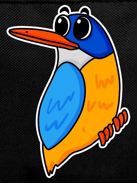 Cute kingfisher