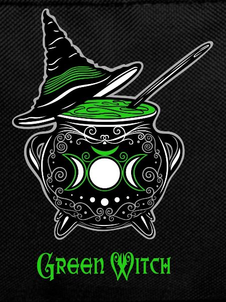 Cauldron Witch Green Witch Cauldron