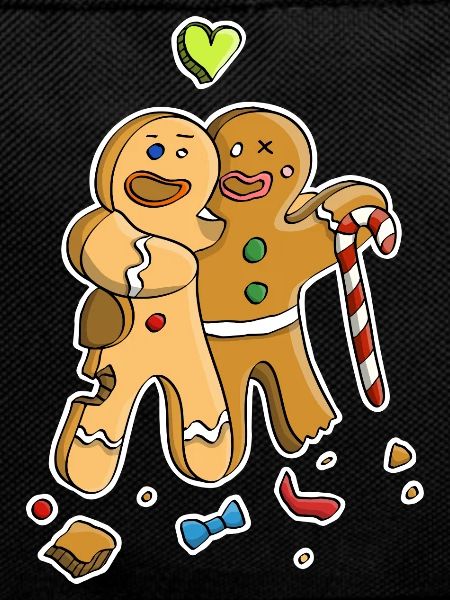 Gingerbread Man/ Figurines Friendship & Quarrel