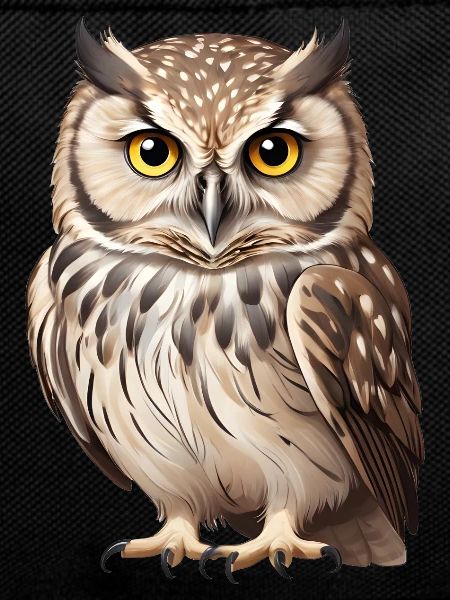 Young brown owl