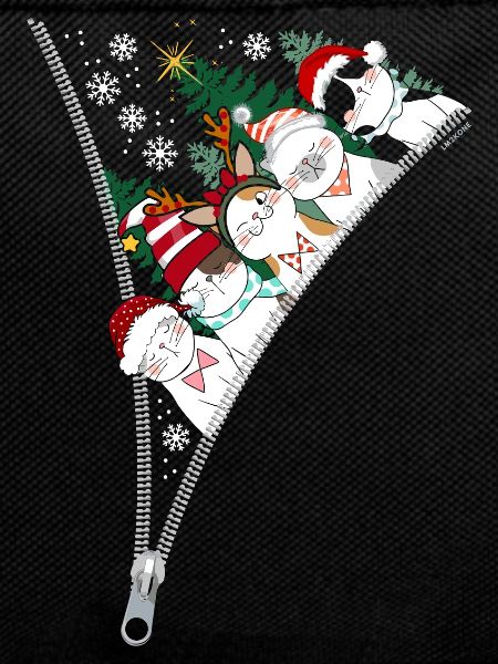 Christmas Zipper Cats