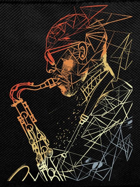 Saxophonist Retro