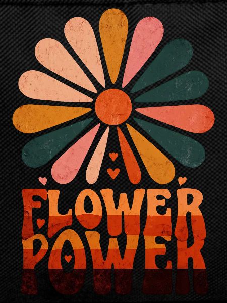 Flower Power Retro Sunrise