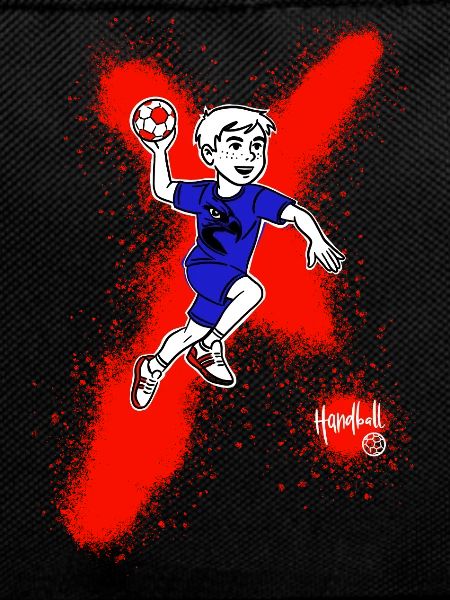Handball Boy in Jump