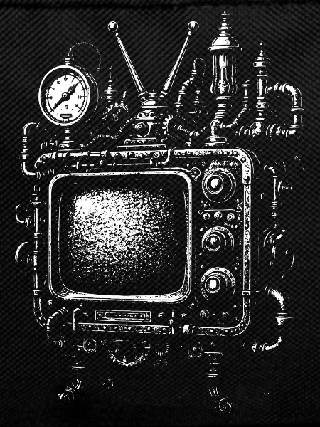 Steampunk TV-Motor