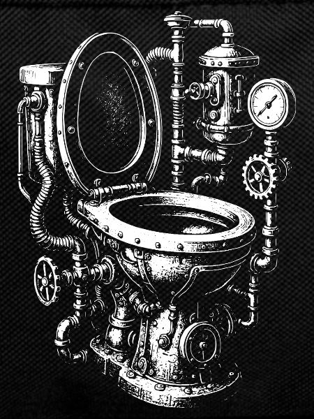 Steampunk Toilet Engine
