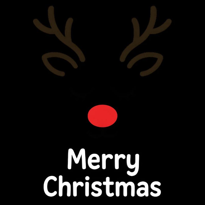Deer Rudolph Merry Christmas sweet