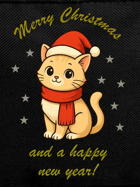 Cuddly Cat Christmas Magic