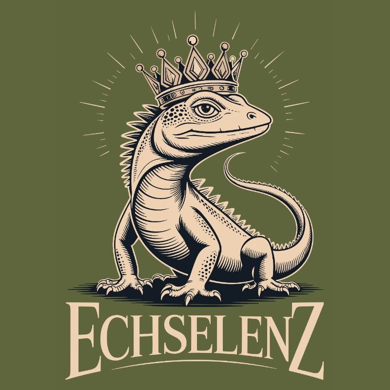 Echselenz Lustige Echse