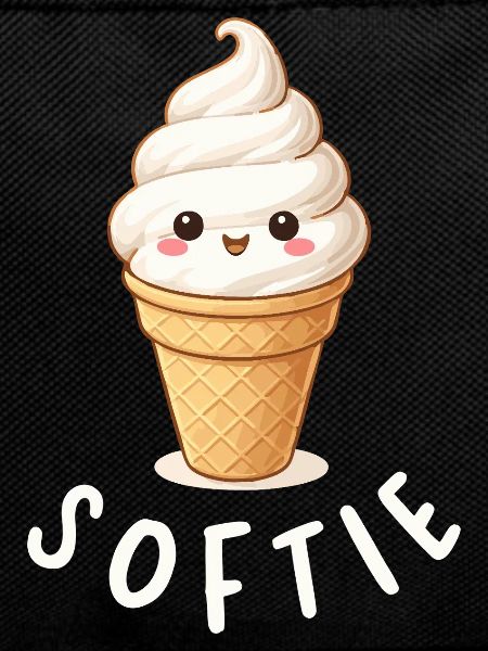 Softie. Softeis Liebe Eiscreme Statement