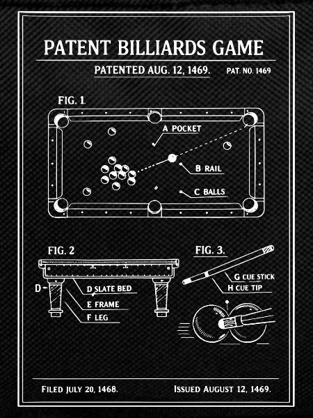 Plan du billard breveté