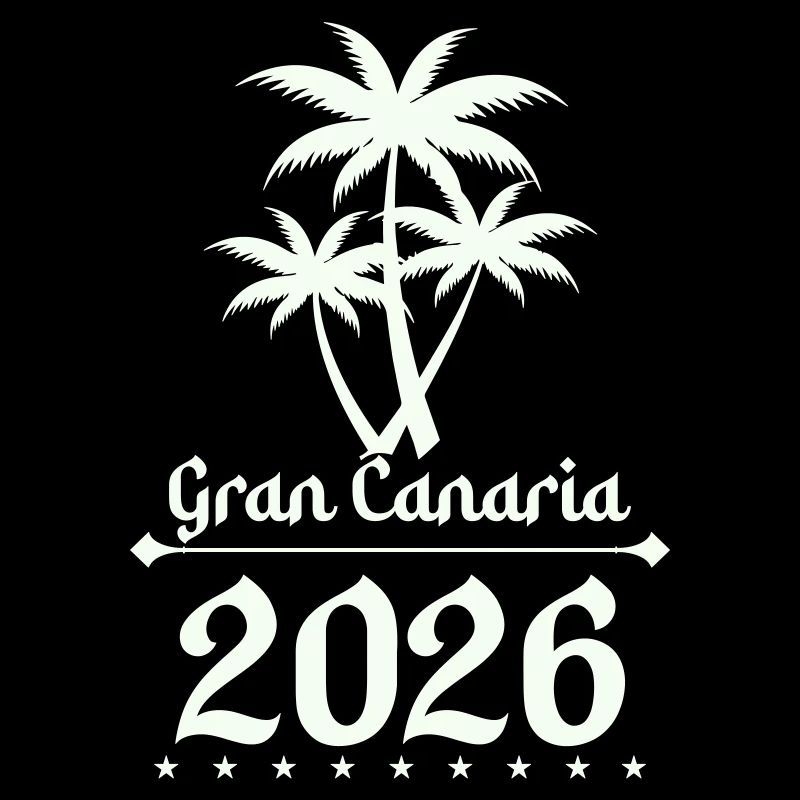 Gran Canaria 2026 Palm Tree Logo