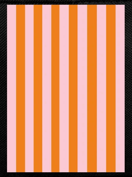 Stripes - orange pink personalizable