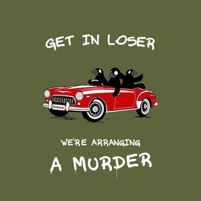 Red Convertible Crime Meme Ravens