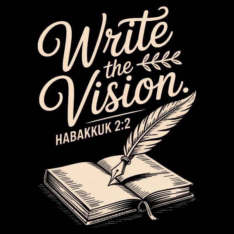 Write the Vision Bible Verse Quill
