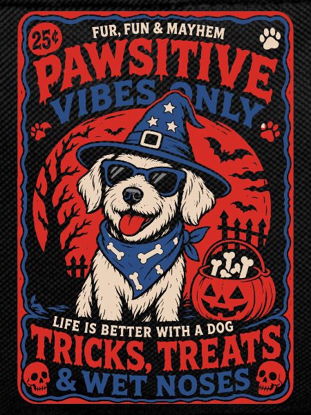 Pawsitive Vibes Halloween Dog