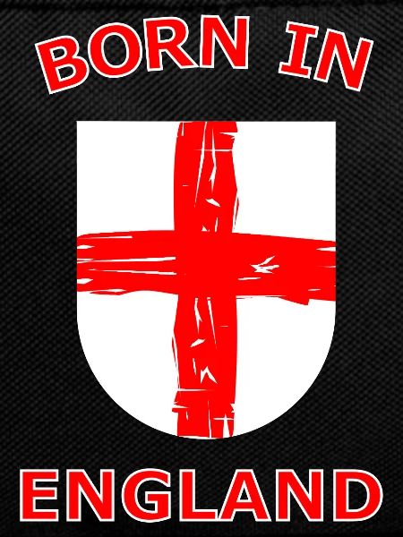 Born in England Cross Shield