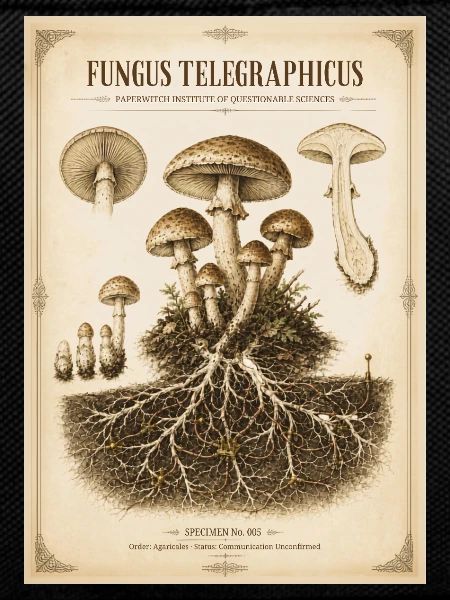 Fungus Telegraphicus – Viktorianische Pilzstudie