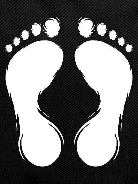 Footprint Footprints Design White