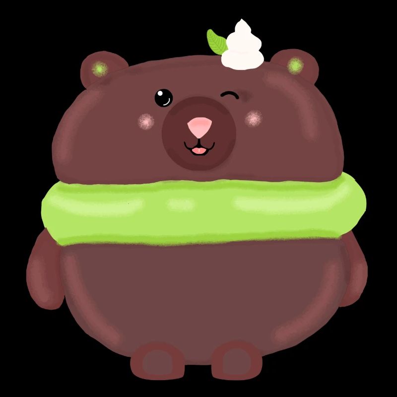 macaroon bear