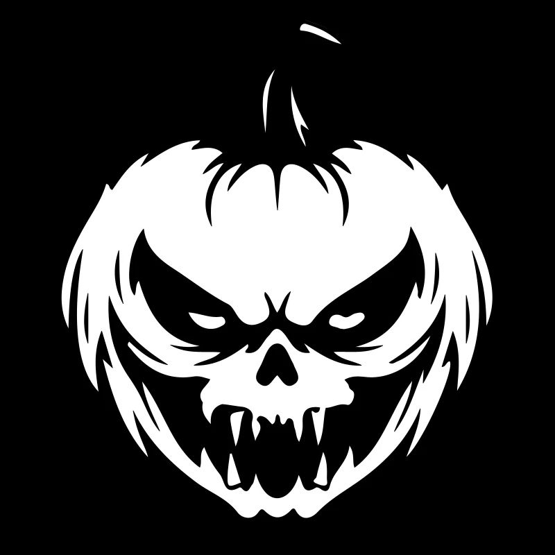 Halloween pumpkin grimace