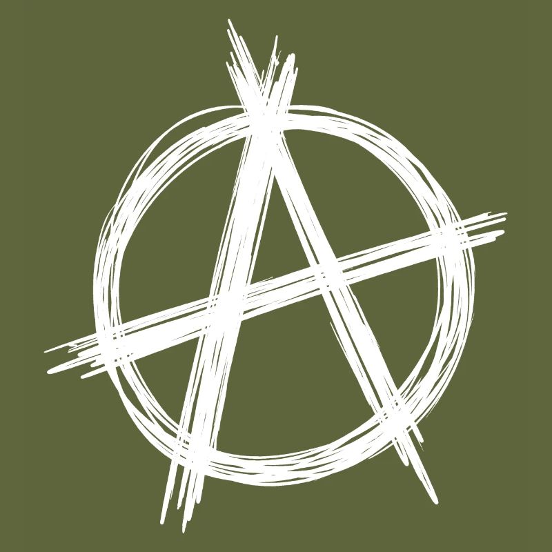 White anarchy icon