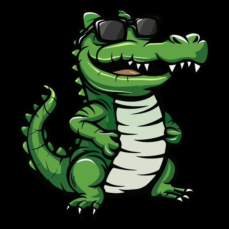Alligator Cool Comic