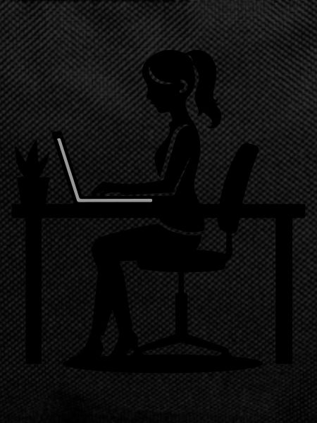 Woman Computer Job