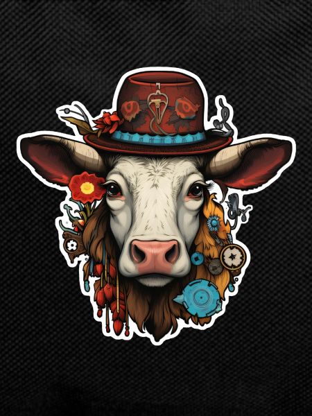 Black Forest Cow Steampunk